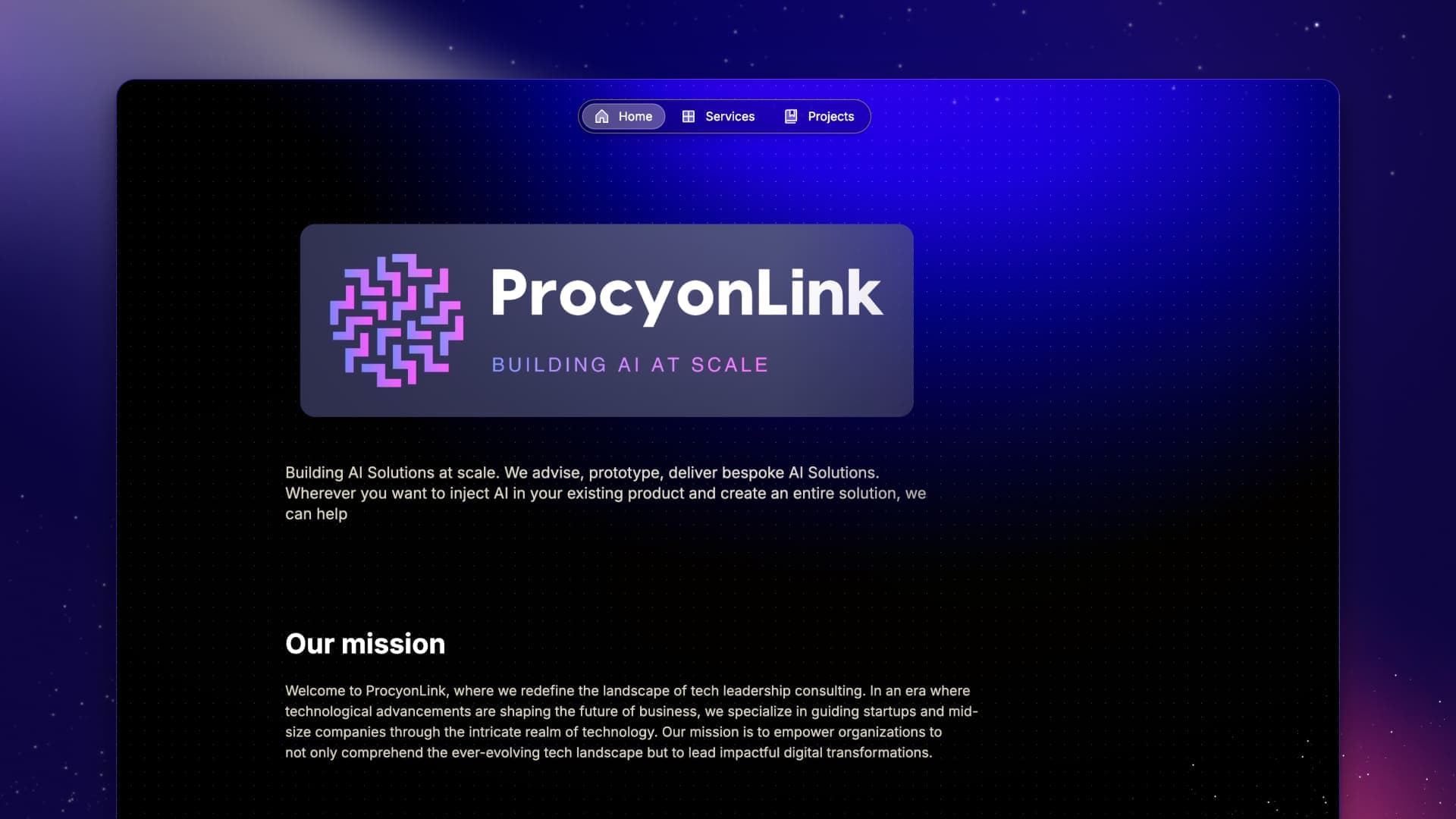 Portfolio of ProcyonLink